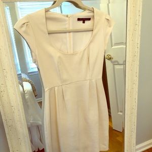Cream French Connection Mini Dress